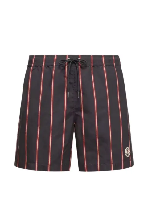 Moncler striped swim shorts Blue L20912C00002599MY