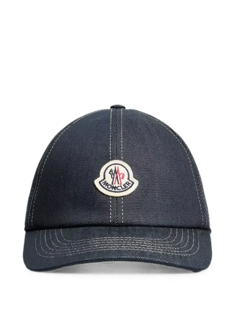 Moncler logo-patch baseball cap Blue L20913B00019598X1