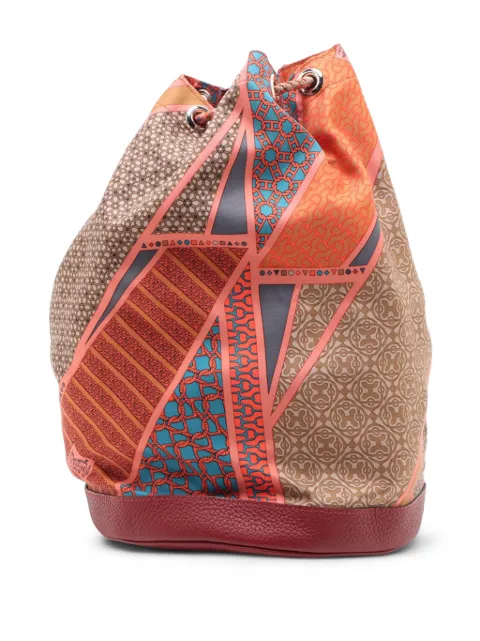 Hermès Pre-Owned 2000-2026 Silk Soie Cool 22 bucket bag Red DEPRSNRZOIKV6NSL