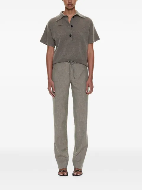 Christopher Esber Banyan panelled tie-waist trousers Brown 26025472