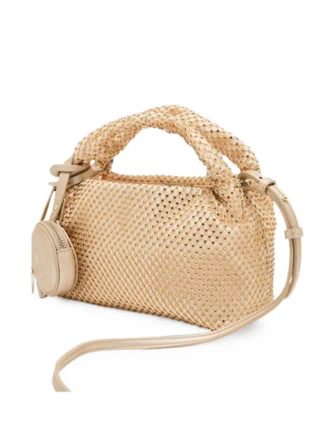 Armani Exchange crystal-embellished tote bag Neutrals XW002599AF22660