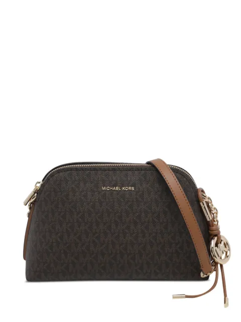 Michael Michael Kors small Freddie logo-print cross body bag Brown 32T6GX4C1B