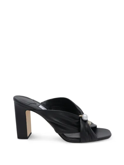Jimmy Choo Rafi leather sandals Black RAFI85GVR