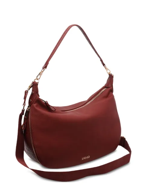LIU JO crocodile-effect zipped tote bag Red AF6134E114291724