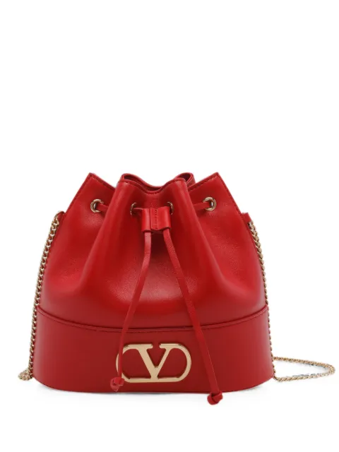 Valentino Garavani VLogo Signature bucket bag Red WP0T83AWD