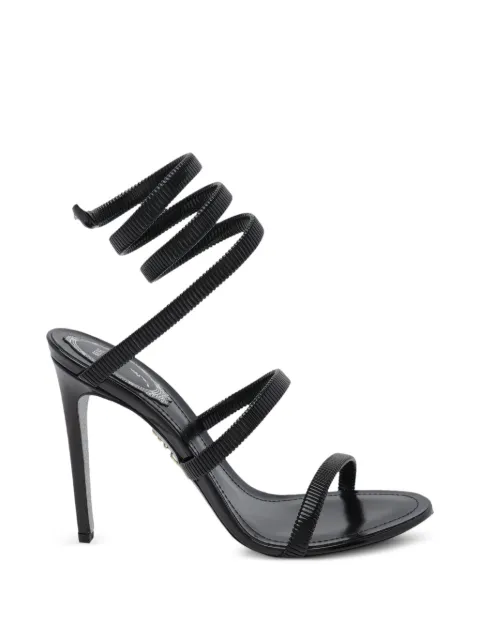 René Caovilla Juniper wrap-around sandals Black C1283910500019999