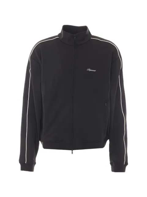 Represent embroidered-logo piped-detail track jacket Black MLM10109201