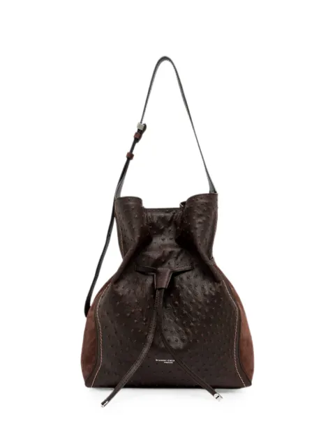 GIANNI CHIARINI large Siena shoulder bag Brown BS12537STEMU
