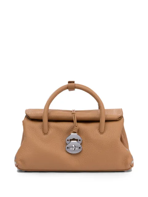 Zanellato small Dott studded leather tote bag Neutrals 0687501120000Z