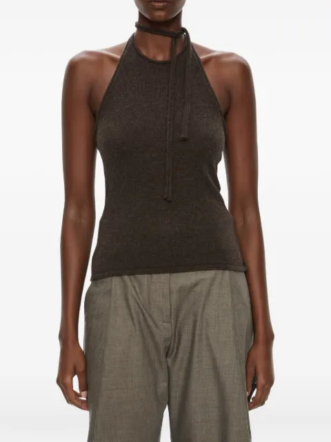 Christopher Esber Rae cashmere top Brown 25021389