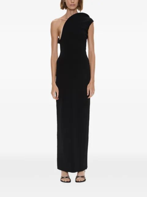 Christopher Esber concave wired maxi dress Black 26023447