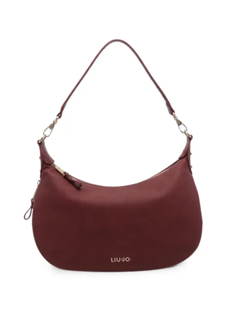 LIU JO logo-plaque croc-effect shoulder bag Red AF6133E1142