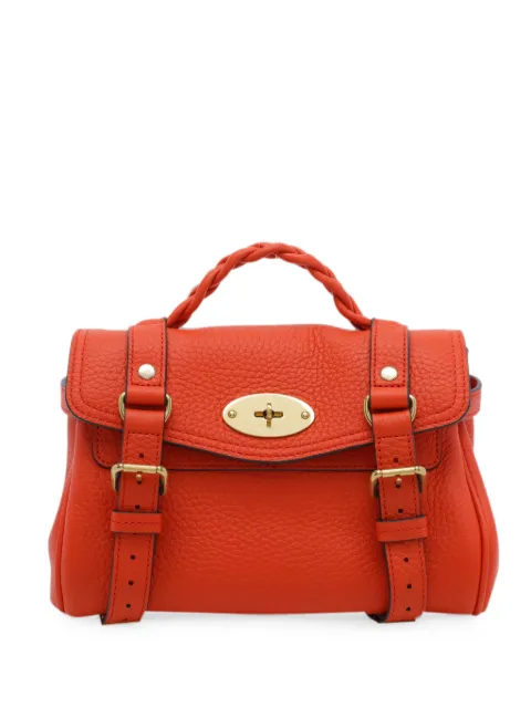 Mulberry mini Alexa leather tote bag Orange RL6595736