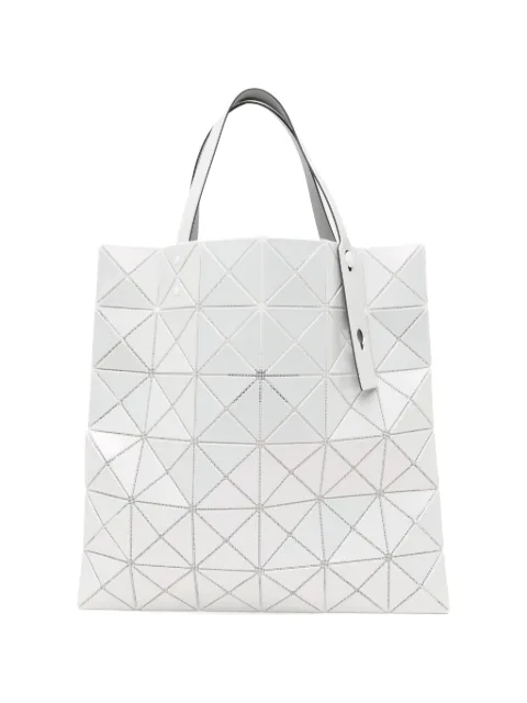 Bao Bao Issey Miyake Lucent Metallic tote bag White BSSB66AG6S3