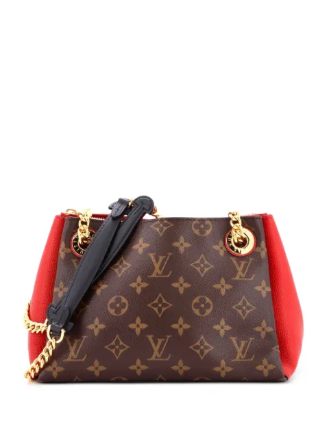 Louis Vuitton Pre-Owned Surene Handbag Monogram Canvas with Leather BB shoulder bag Red WPXQA9KCE7ZNH798