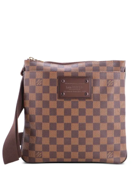 Louis Vuitton Pre-Owned Brooklyn Pochette Plate Damier crossbody bag Brown D130P7T6ETFX7LY1