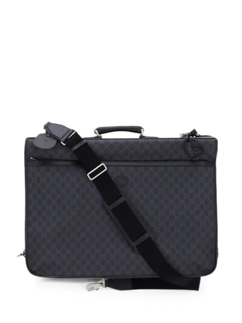 Gucci Pre-Owned Retro Interlocking G Garment Bag GG Coated Canvas travel bag Black S4LO0OE7K8XXKX5Y