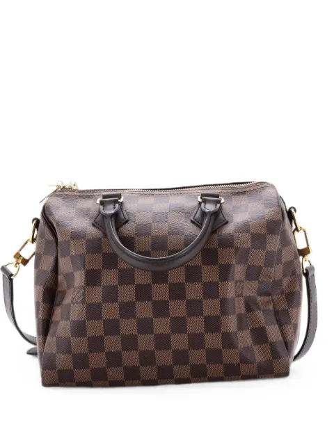 Louis Vuitton Pre-Owned Speedy Bandouliere Bag Damier 25 satchel Brown RMV9WZZAZPZ1NCPN