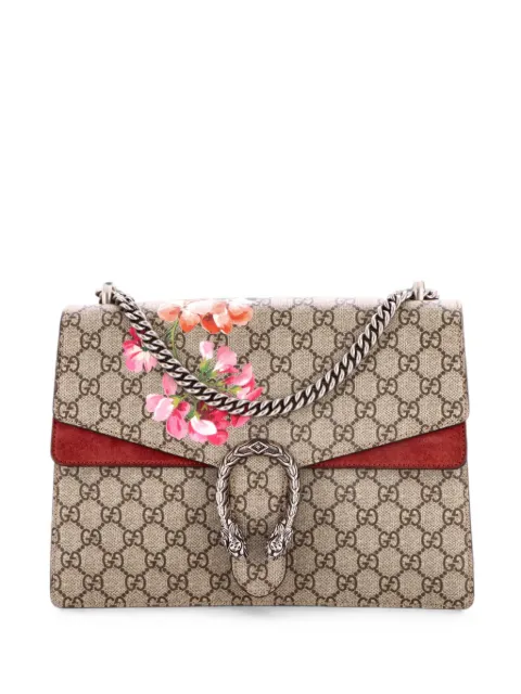 Gucci Pre-Owned Dionysus Bag Blooms Print GG Coated Canvas Medium shoulder bag Brown QBTQE5WEMP5M3KGW
