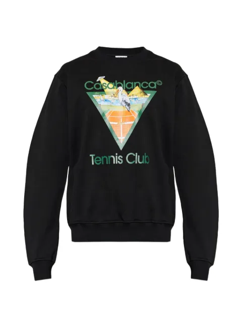 Casablanca graphic-print sweatshirt Black MPF26JTP29304