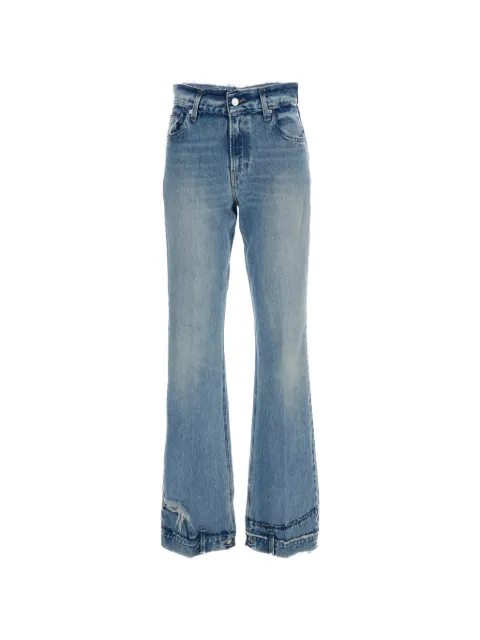 Haikure Flora faded straight-leg jeans Blue HEW03374DF106