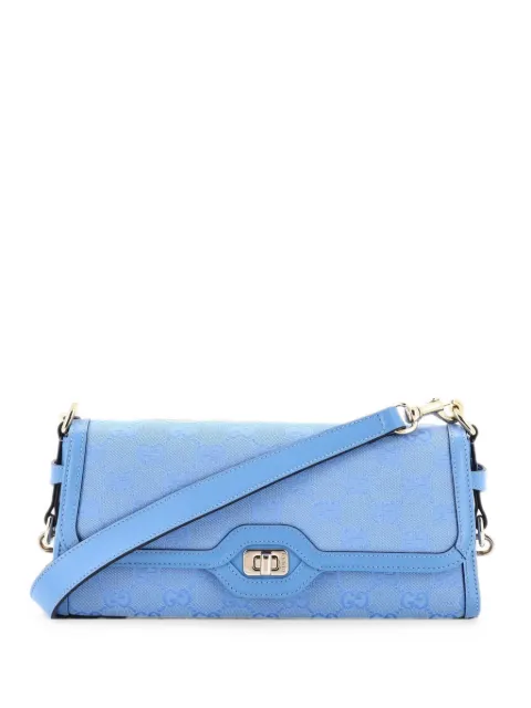 Gucci Pre-Owned Luce Canvas Small shoulder bag Blue XCY07YA8TEMWG45D