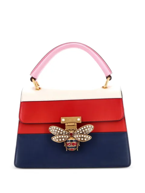 Gucci Pre-Owned Queen Margaret Top Handle Bag Colorblock Leather Small satchel Multicolour 73I4SP1SWF227EV4