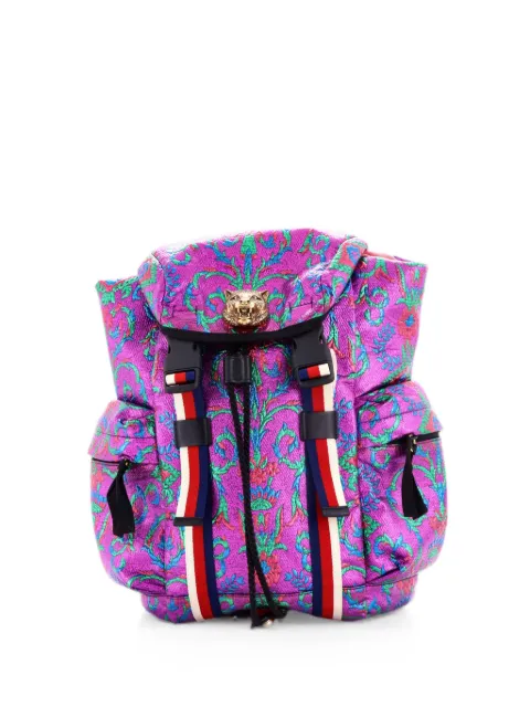 Gucci Pre-Owned Techpack Brocade backpack Metallic 4EL43D9RNMPETAR4