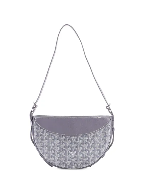 Goyard Pre-Owned Hirondelle Coated Canvas and Leather shoulder bag Grey HX515R5JW57VRKU9