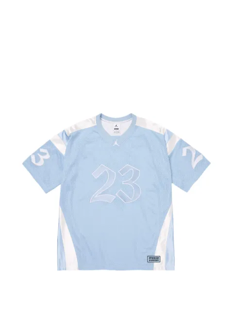 Supreme x Jordan Warm Up mesh jersey Blue SU27787