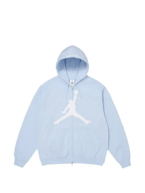 Supreme x Jordan zip-up hoodie Blue SU27790