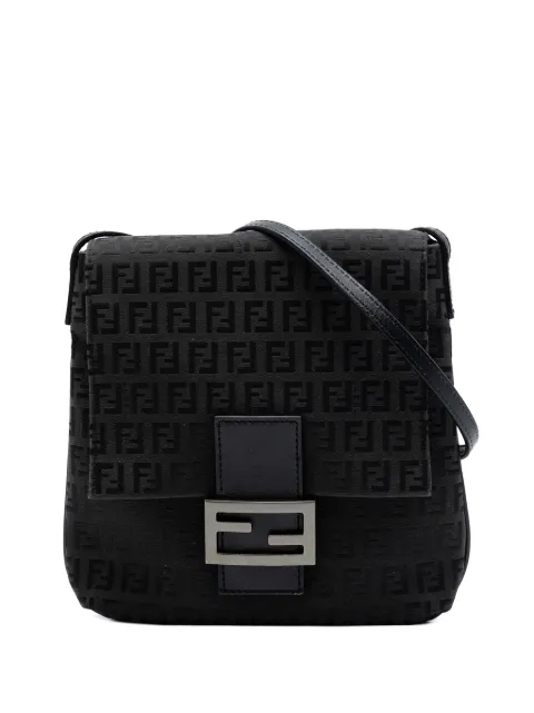 Fendi Pre-Owned 2000-2010 Zucchino Canvas crossbody bag Black ON6U2S6CVG81VF6T