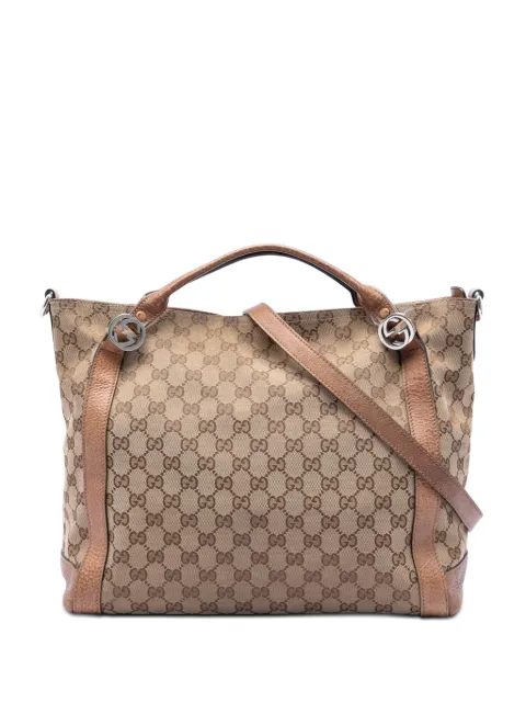 Gucci Pre-Owned 2016-2026 Medium GG Canvas Miss GG satchel Neutrals MFEUJUG8129FDBAM