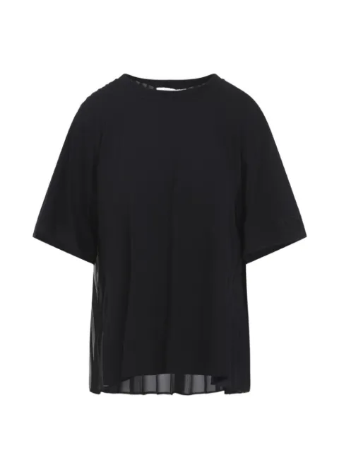 Max Mara Sportmax pleated-back T-shirt Black 2612941041600