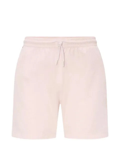 04651 Handelsgesellschaft MBH & Co. KG seersucker drawstring swim shorts Pink 2BE2601A15