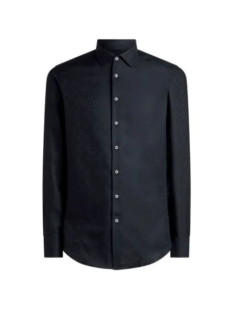 ETRO jacquard cotton shirt with medallion pattern Black MRIB000599TJ5F4