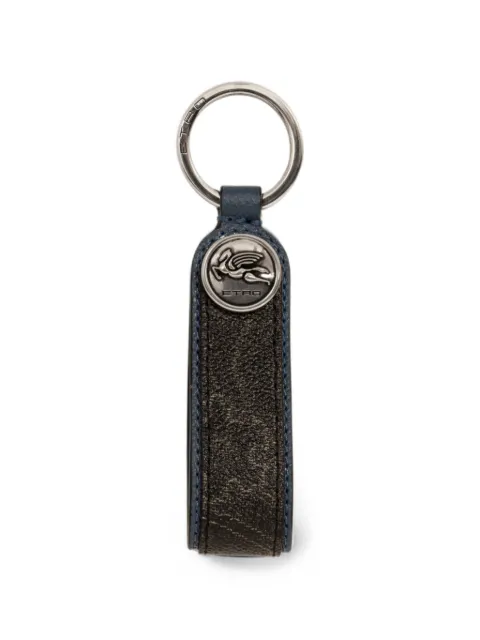ETRO Arnica key ring with Pegaso coin Black MP2H0005AA112