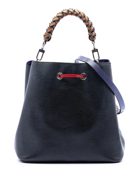 Louis Vuitton Pre-Owned 2019 Epi Tricolor Braided Neonoe MM bucket bag Black JSOUPY0N6ZM8QVE8