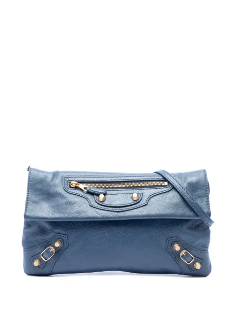 Balenciaga Pre-Owned 2014 Lambskin Motocross Giant 12 Envelope Clutch With Strap crossbody bag Blue ZG55Q0K2LMZT2HF2