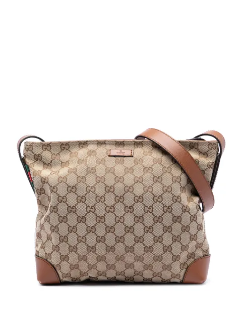 Gucci Pre-Owned 2016-2026 GG Canvas Web crossbody bag Neutrals X0QFEBP6NDZO0Z65
