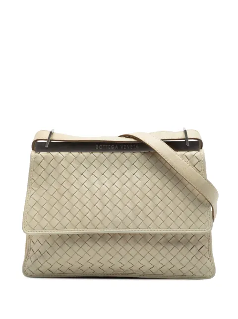 Bottega Veneta Pre-Owned 20th Century Nappa Intrecciato Frame crossbody bag White PDHFCV41WSZVMYBT