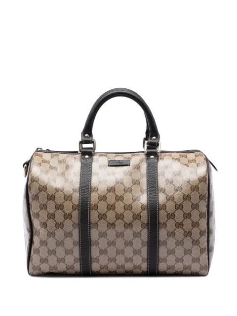 Gucci Pre-Owned 2016-2026 Medium GG Crystal Joy boston bag Neutrals K39OH007QKX8QG3B