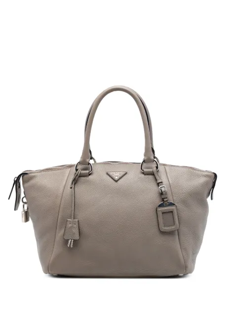 Prada Pre-Owned 2000-2013 Vitello Daino Double Handle Bag handbag Brown 6QM39U1C6YDZTAG7