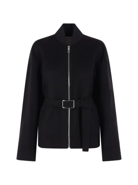 Max Mara belted zip-up jacket Black 2612081021600