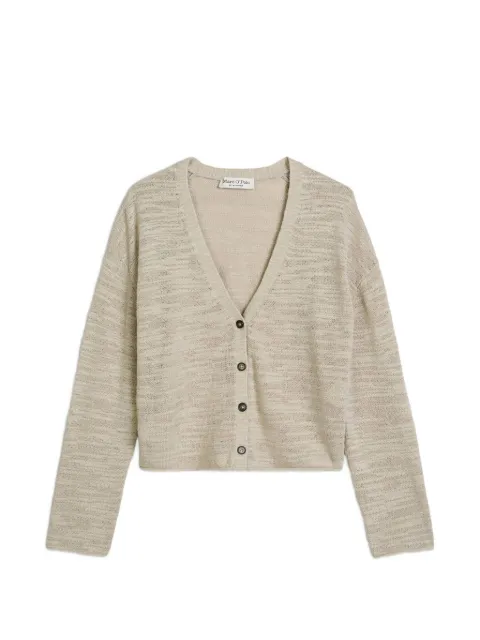 Marc O'Polo fine-knit V-neck cardigan Neutrals 5000014413