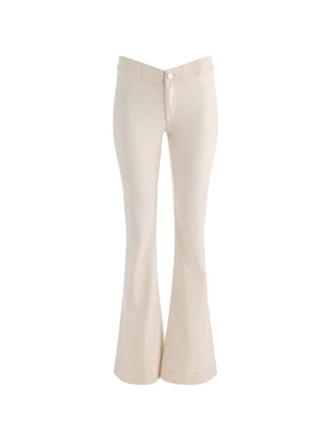 alice + olivia Chelsea V-waist jeans Neutrals CD604311133