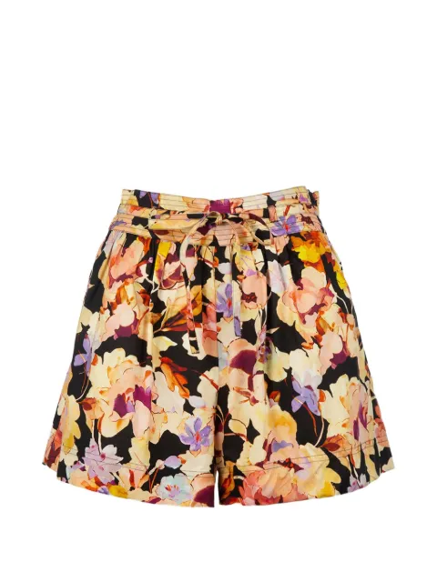 Ulla Johnson floral-print tie-waist shorts Black SP260413NIGBL