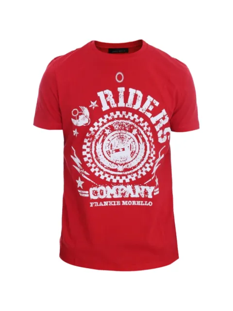 Frankie Morello graphic-print T-shirt Red TSH1263