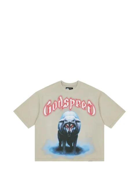 GODSPEED W.I.S.C II graphic-print T-shirt Grey GS238