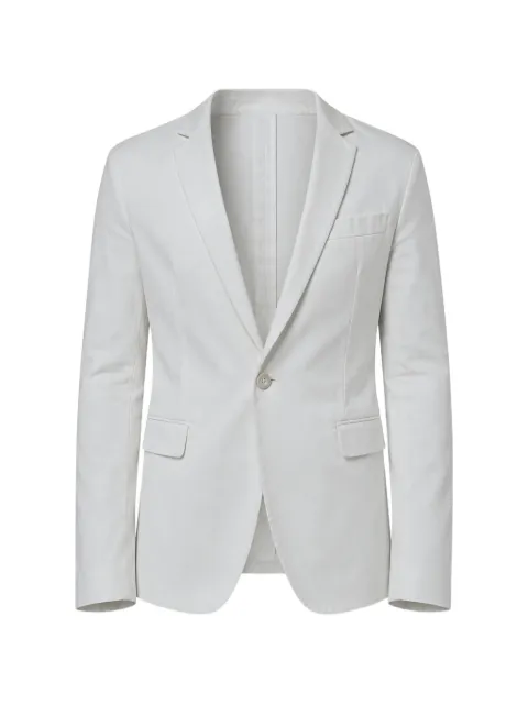 DONDUP single-breasted notched-lapel blazer White JKT41234